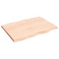 vidaXL Tischplatte 80x60x(2-4) cm Massivholz Unbehandelt Baumkante vidaXL Tischplatte 80x60x(2-4) cm Massivholz Unbehandelt Baumkante