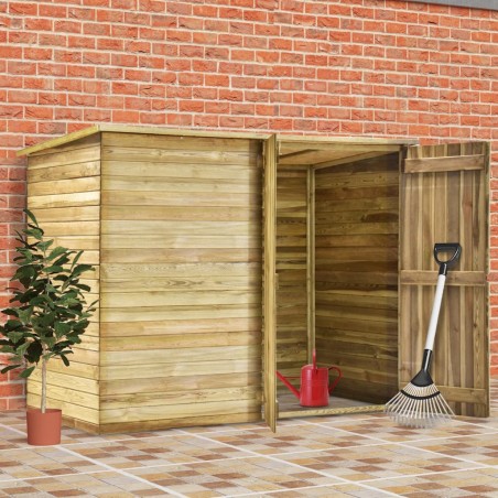 vidaXL Garten-Gerätehaus 232 x 110 x 170 cm Kiefernholz Imprägniert