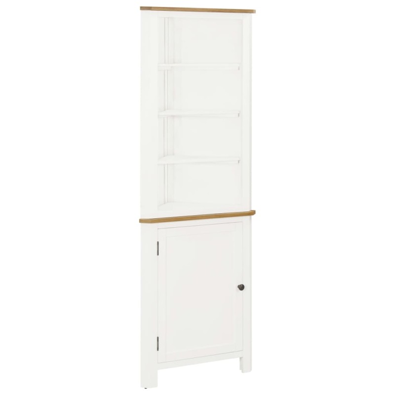 vidaXL Eckschrank 59x36x180 cm Eiche Massivholz vidaXL Eckschrank 59x36x180 cm Eiche Massivholz