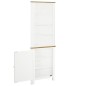 vidaXL Eckschrank 59x36x180 cm Eiche Massivholz vidaXL Eckschrank 59x36x180 cm Eiche Massivholz