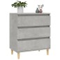 vidaXL Sideboard Betongrau 60x35x70 cm Holzwerkstoff vidaXL Sideboard Betongrau 60x35x70 cm Holzwerkstoff