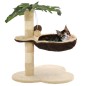vidaXL Katzen-Kratzbaum mit Sisal-Kratzstange 50 cm Beige und Braun vidaXL Katzen-Kratzbaum mit Sisal-Kratzstange 50 cm Beige und Braun