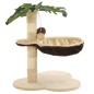 vidaXL Katzen-Kratzbaum mit Sisal-Kratzstange 50 cm Beige und Braun vidaXL Katzen-Kratzbaum mit Sisal-Kratzstange 50 cm Beige und Braun