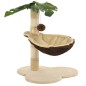 vidaXL Katzen-Kratzbaum mit Sisal-Kratzstange 50 cm Beige und Braun vidaXL Katzen-Kratzbaum mit Sisal-Kratzstange 50 cm Beige und Braun
