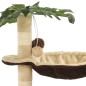 vidaXL Katzen-Kratzbaum mit Sisal-Kratzstange 50 cm Beige und Braun vidaXL Katzen-Kratzbaum mit Sisal-Kratzstange 50 cm Beige und Braun