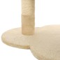 vidaXL Katzen-Kratzbaum mit Sisal-Kratzstange 50 cm Beige und Braun vidaXL Katzen-Kratzbaum mit Sisal-Kratzstange 50 cm Beige und Braun