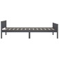 vidaXL Massivholzbett Grau Kiefer 90x200 cm vidaXL Massivholzbett Grau Kiefer 90x200 cm