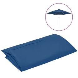 vidaXL Ersatzbezug für Sonnenschirm Azurblau 300 cm