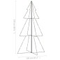 vidaXL Weihnachtsbaum in Kegelform 300 LEDs Indoor & Outdoor 120x220cm vidaXL Weihnachtsbaum in Kegelform 300 LEDs Indoor & Outdoor 120x220cm