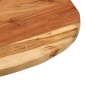 vidaXL Beistelltisch 60x(42-62) cm Massivholz Akazie und Gusseisen vidaXL Beistelltisch 60x(42-62) cm Massivholz Akazie und Gusseisen