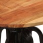 vidaXL Beistelltisch 60x(42-62) cm Massivholz Akazie und Gusseisen vidaXL Beistelltisch 60x(42-62) cm Massivholz Akazie und Gusseisen