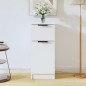vidaXL Sideboard Hochglanz-Weiß 30x30x70 cm Holzwerkstoff vidaXL Sideboard Hochglanz-Weiß 30x30x70 cm Holzwerkstoff