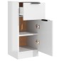 vidaXL Sideboard Hochglanz-Weiß 30x30x70 cm Holzwerkstoff vidaXL Sideboard Hochglanz-Weiß 30x30x70 cm Holzwerkstoff