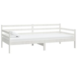 vidaXL Tagesbett Weiß Kiefer Massivholz 90x200 cm   