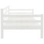 vidaXL Tagesbett Weiß Kiefer Massivholz 90x200 cm vidaXL Tagesbett Weiß Kiefer Massivholz 90x200 cm