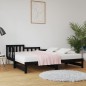 vidaXL Tagesbett Ausziehbar Schwarz 2x(90x190) cm Massivholz Kiefer vidaXL Tagesbett Ausziehbar Schwarz 2x(90x190) cm Massivholz Kiefer