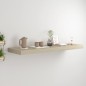 vidaXL Schweberegal Eiche-Optik 80x23,5x3,8 cm MDF vidaXL Schweberegal Eiche-Optik 80x23,5x3,8 cm MDF