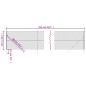 vidaXL Maschendrahtzaun Anthrazit 2,2x25 m vidaXL Maschendrahtzaun Anthrazit 2,2x25 m
