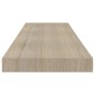 vidaXL Schweberegal Eiche-Optik 80x23,5x3,8 cm MDF vidaXL Schweberegal Eiche-Optik 80x23,5x3,8 cm MDF