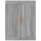 vidaXL Wandschrank Grau Sonoma 69,5x32,5x90 cm Holzwerkstoff vidaXL Wandschrank Grau Sonoma 69,5x32,5x90 cm Holzwerkstoff