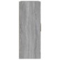vidaXL Wandschrank Grau Sonoma 69,5x32,5x90 cm Holzwerkstoff vidaXL Wandschrank Grau Sonoma 69,5x32,5x90 cm Holzwerkstoff