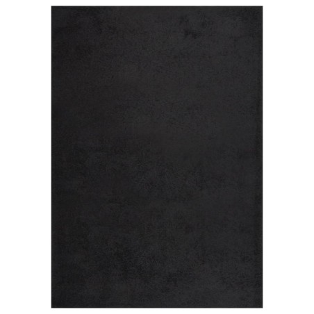 vidaXL Teppich Shaggy Hochflor Schwarz 140x200 cm