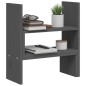 vidaXL Monitorständer Grau (39-72)x17x43 cm Massivholz Kiefer vidaXL Monitorständer Grau (39-72)x17x43 cm Massivholz Kiefer