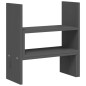 vidaXL Monitorständer Grau (39-72)x17x43 cm Massivholz Kiefer vidaXL Monitorständer Grau (39-72)x17x43 cm Massivholz Kiefer