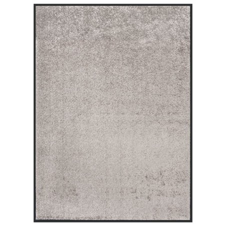 vidaXL Fußmatte Grau 60x80 cm