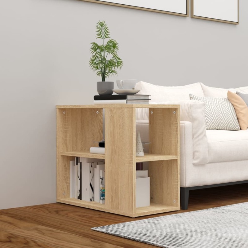 vidaXL Beistelltisch Sonoma-Eiche 60x30x50 cm Holzwerkstoff vidaXL Beistelltisch Sonoma-Eiche 60x30x50 cm Holzwerkstoff