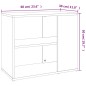 vidaXL Beistelltisch Sonoma-Eiche 60x30x50 cm Holzwerkstoff vidaXL Beistelltisch Sonoma-Eiche 60x30x50 cm Holzwerkstoff