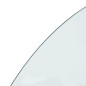 vidaXL Funkenschutzplatte Glas Halbrund 1200x500 mm vidaXL Funkenschutzplatte Glas Halbrund 1200x500 mm