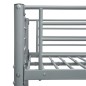 vidaXL Etagenbett Grau Metall 90×200 cm vidaXL Etagenbett Grau Metall 90×200 cm