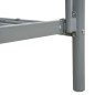 vidaXL Etagenbett Grau Metall 90×200 cm vidaXL Etagenbett Grau Metall 90×200 cm