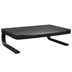 vidaXL Monitorständer Schwarz 37x28x11,5 cm