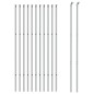 Maschendrahtzaun Silbern 2,2x25 m Maschendrahtzaun Silbern 2,2x25 m