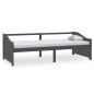 vidaXL Tagesbett 3-Sitzer Dunkelgrau Massivholz Kiefer 90x200 cm vidaXL Tagesbett 3-Sitzer Dunkelgrau Massivholz Kiefer 90x200 cm