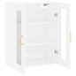 vidaXL Wandschrank Hochglanz-Weiß 69,5x34x90 cm vidaXL Wandschrank Hochglanz-Weiß 69,5x34x90 cm