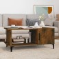 vidaXL Couchtisch Räuchereiche 90x50x40 cm Holzwerkstoff vidaXL Couchtisch Räuchereiche 90x50x40 cm Holzwerkstoff