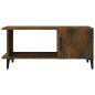 vidaXL Couchtisch Räuchereiche 90x50x40 cm Holzwerkstoff vidaXL Couchtisch Räuchereiche 90x50x40 cm Holzwerkstoff