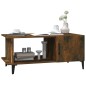vidaXL Couchtisch Räuchereiche 90x50x40 cm Holzwerkstoff vidaXL Couchtisch Räuchereiche 90x50x40 cm Holzwerkstoff