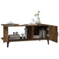 vidaXL Couchtisch Räuchereiche 90x50x40 cm Holzwerkstoff vidaXL Couchtisch Räuchereiche 90x50x40 cm Holzwerkstoff