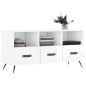 vidaXL TV-Schrank Hochglanz-Weiß 102x36x50 cm Holzwerkstoff vidaXL TV-Schrank Hochglanz-Weiß 102x36x50 cm Holzwerkstoff