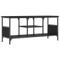 vidaXL TV-Schrank Schwarz 100x35x45 cm Holzwerkstoff & Eisen vidaXL TV-Schrank Schwarz 100x35x45 cm Holzwerkstoff & Eisen