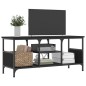 vidaXL TV-Schrank Schwarz 100x35x45 cm Holzwerkstoff & Eisen vidaXL TV-Schrank Schwarz 100x35x45 cm Holzwerkstoff & Eisen