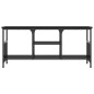 vidaXL TV-Schrank Schwarz 100x35x45 cm Holzwerkstoff & Eisen vidaXL TV-Schrank Schwarz 100x35x45 cm Holzwerkstoff & Eisen