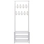 vidaXL Garderobe mit Schuhablage 68×32×182,5 cm Weiß vidaXL Garderobe mit Schuhablage 68×32×182,5 cm Weiß
