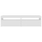 vidaXL TV-Schränke 2 Stk. mit LED-Leuchten Hochglanz-Weiß 75x35x40 cm vidaXL TV-Schränke 2 Stk. mit LED-Leuchten Hochglanz-Weiß 75x35x40 cm