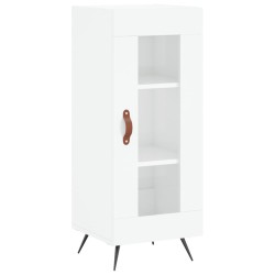 vidaXL Sideboard Hochglanz-Weiß 34,5x34x90 cm Holzwerkstoff