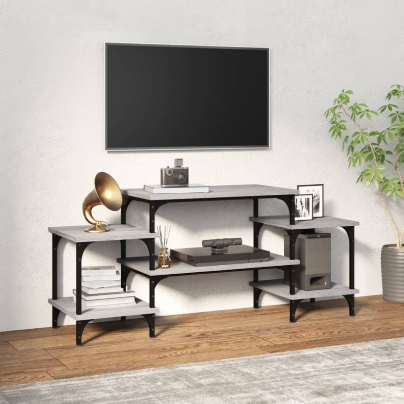vidaXL TV-Schrank Grau Sonoma 117x35x52 cm Holzwerkstoff vidaXL TV-Schrank Grau Sonoma 117x35x52 cm Holzwerkstoff